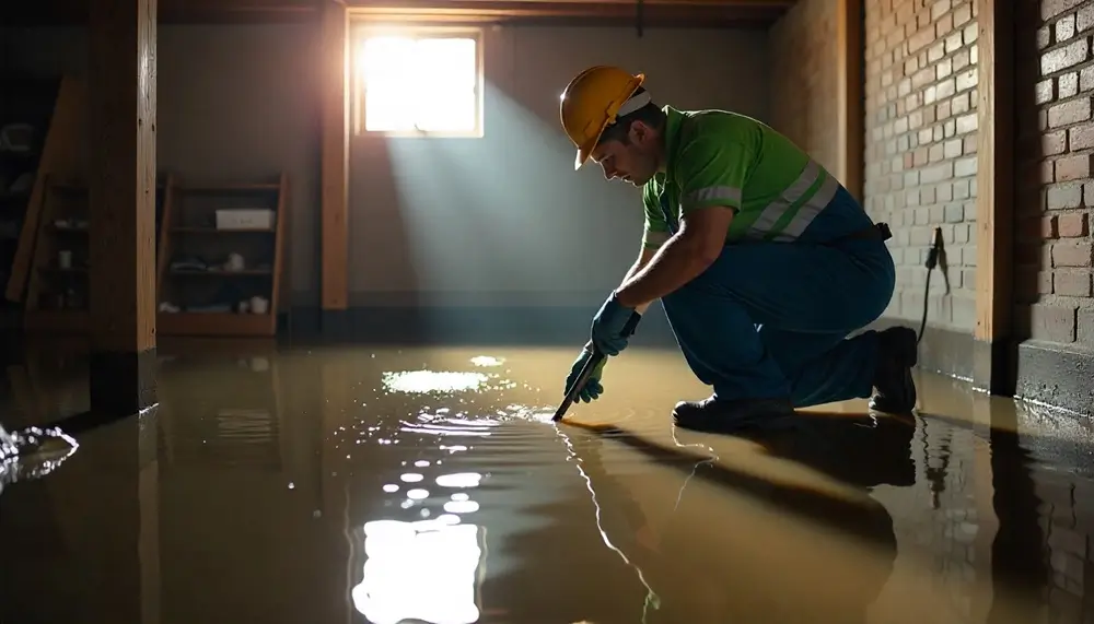Professional water damage restoration services in Pursglove, WV